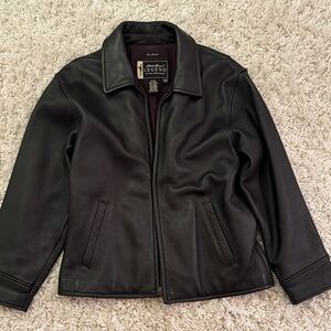 Eddie Bauer Black Leather Jacket